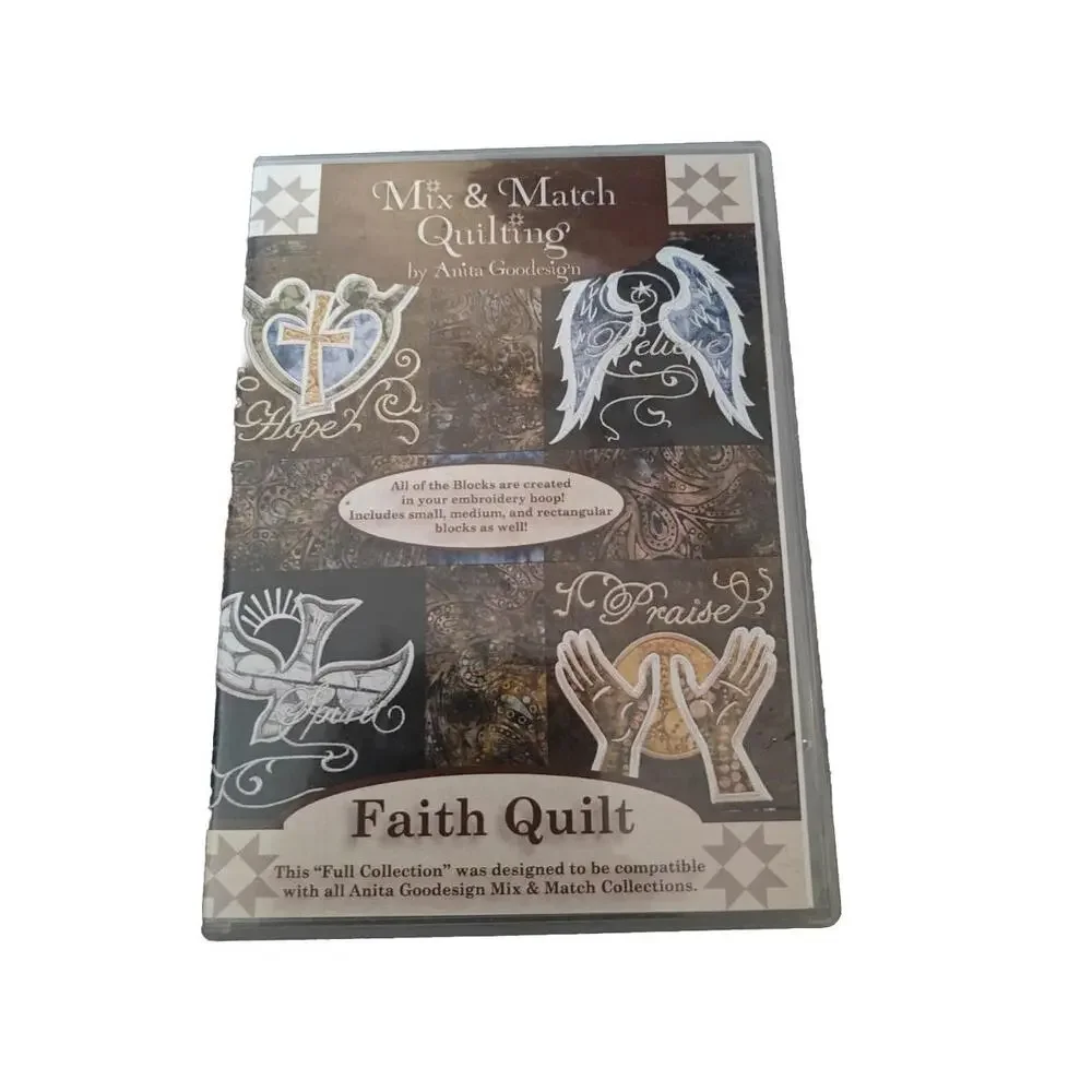 Faith‎ Quilt Anita Goodesign Embroidery Machine Design CD